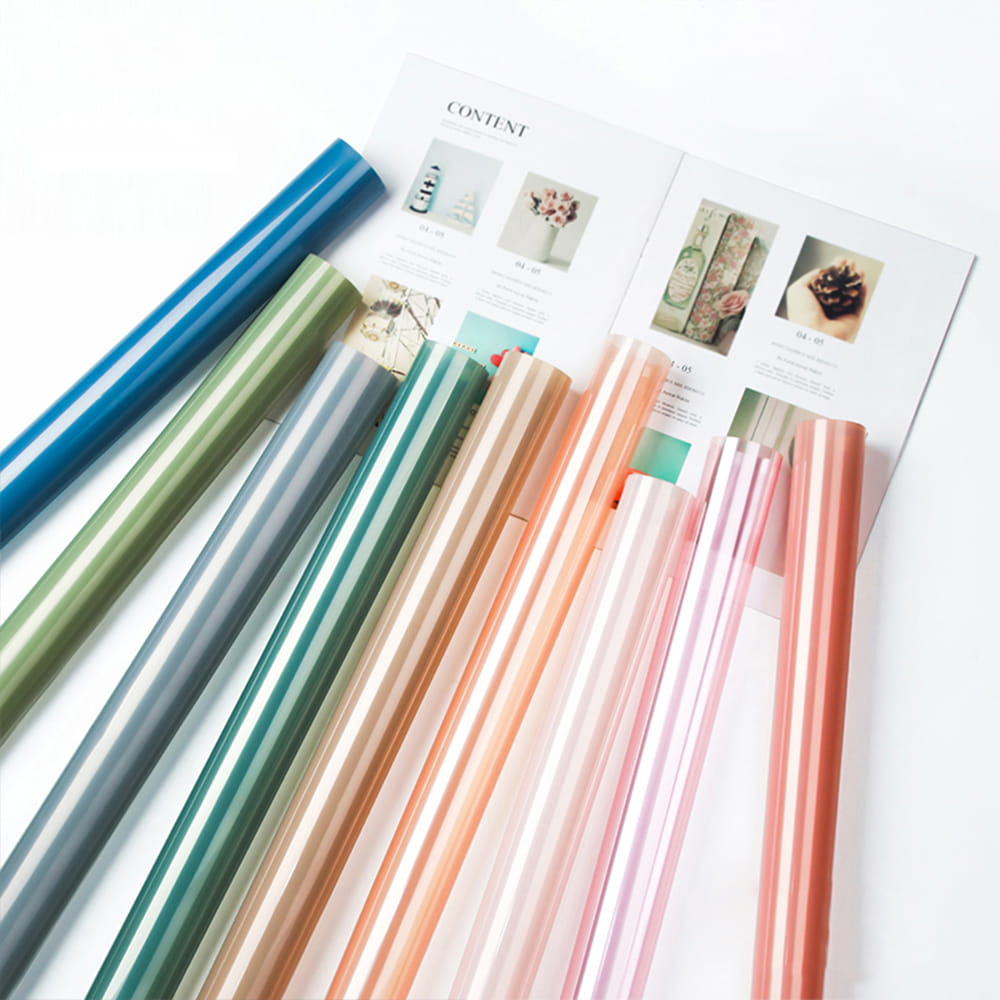 IMPERVIUS Transparens Crystal Vitri Flos Wrapping Paper
