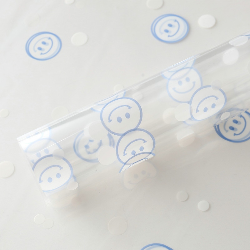 OPP Cellophane Smiling Flower Wrapping Paper