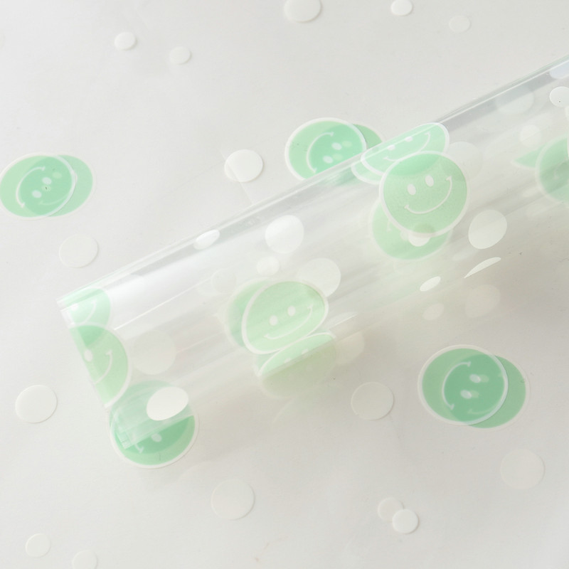 OPP Cellophane Smiling Flower Wrapping Paper