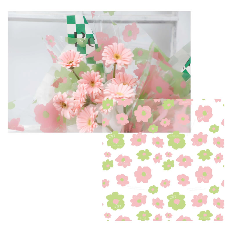 58x58cm IMPERVIUS Plastic Floral Wrap Roll