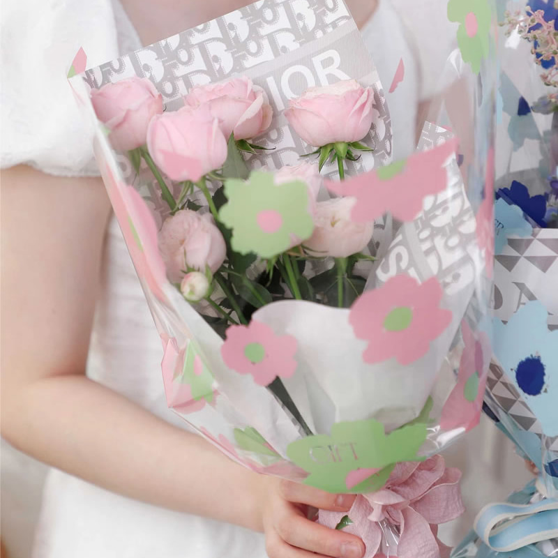 58x58cm IMPERVIUS Plastic Floral Wrap Roll