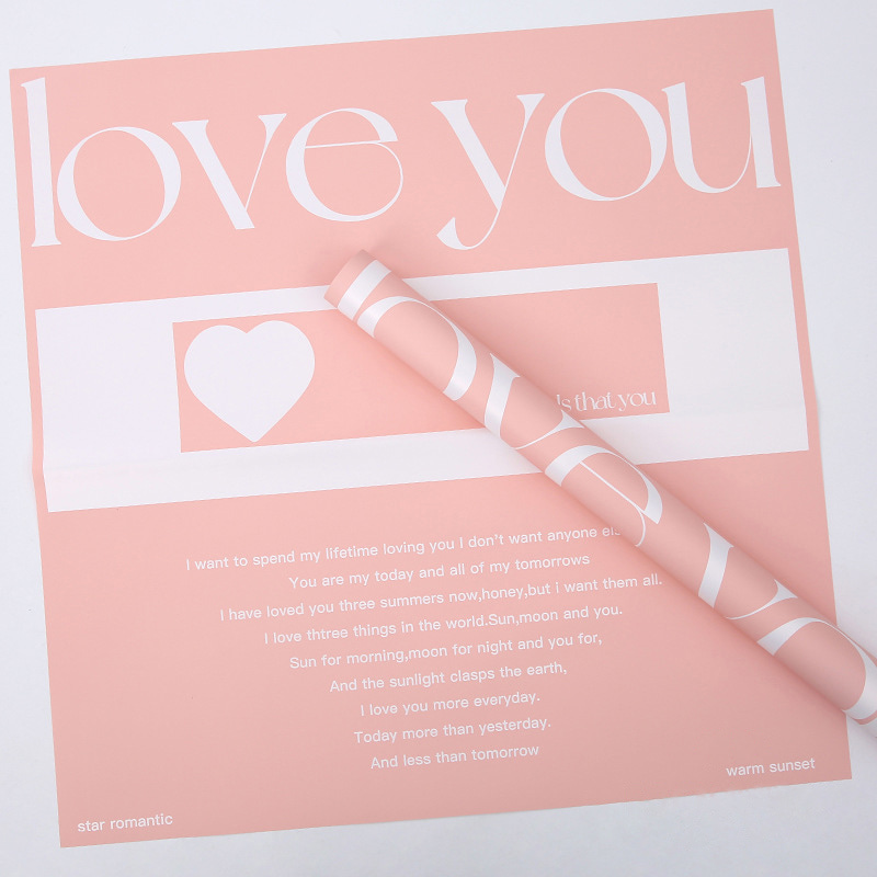 Aeterna Cynthia Bouquet Wrapping Paper