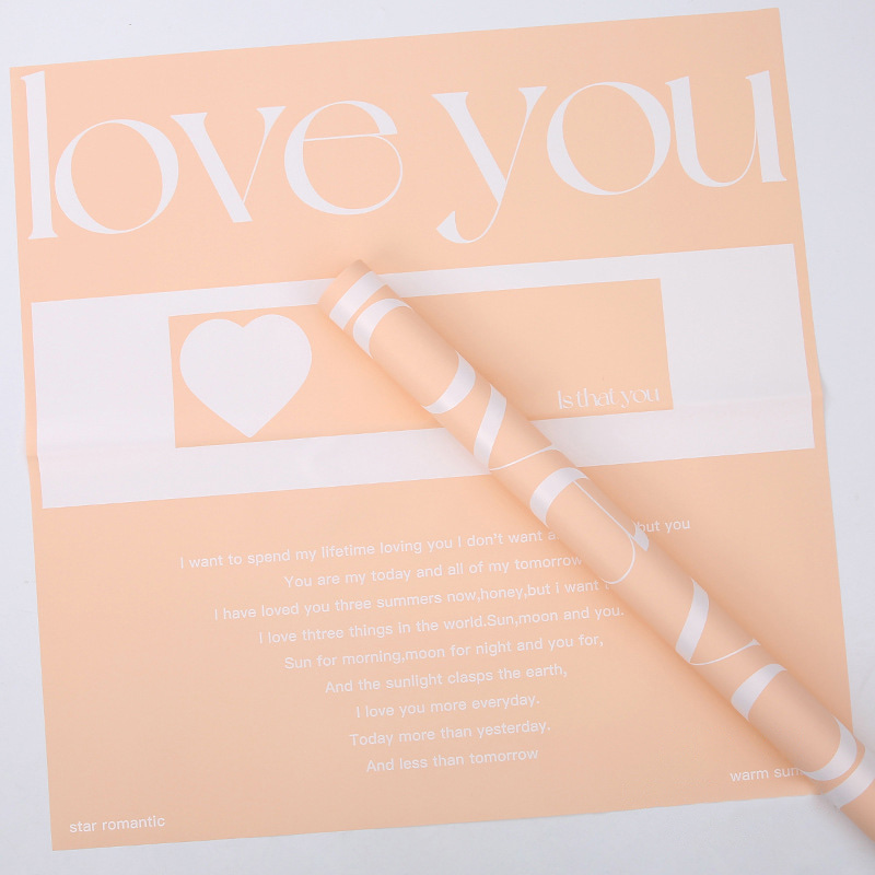Aeterna Cynthia Bouquet Wrapping Paper