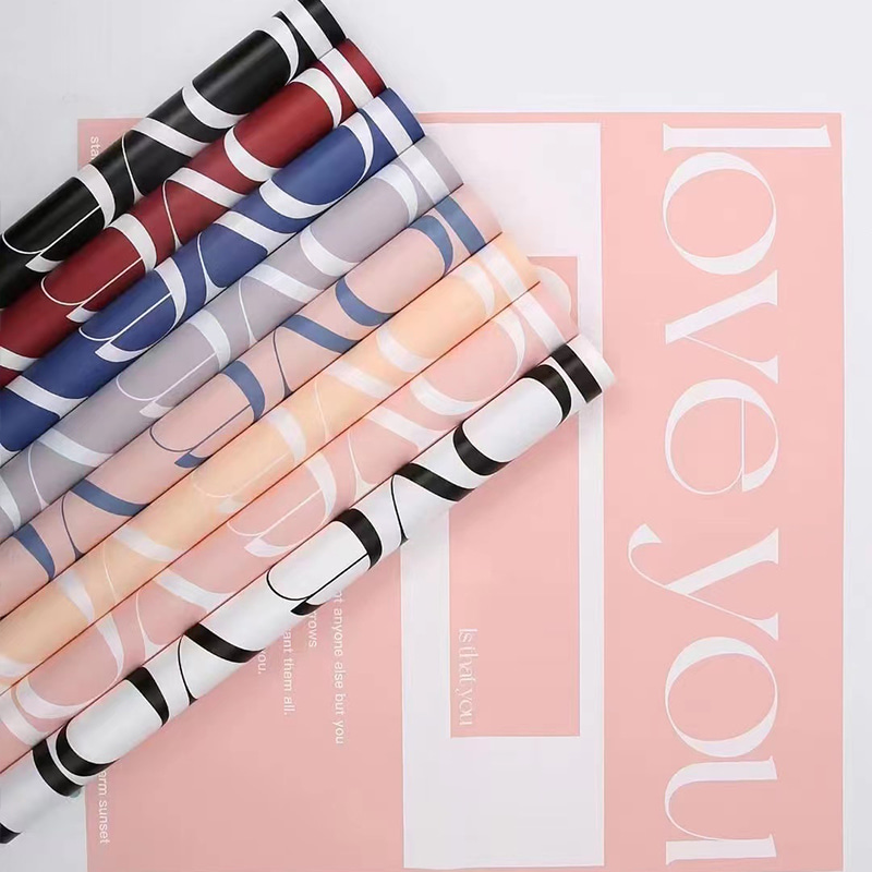 Aeterna Cynthia Bouquet Wrapping Paper