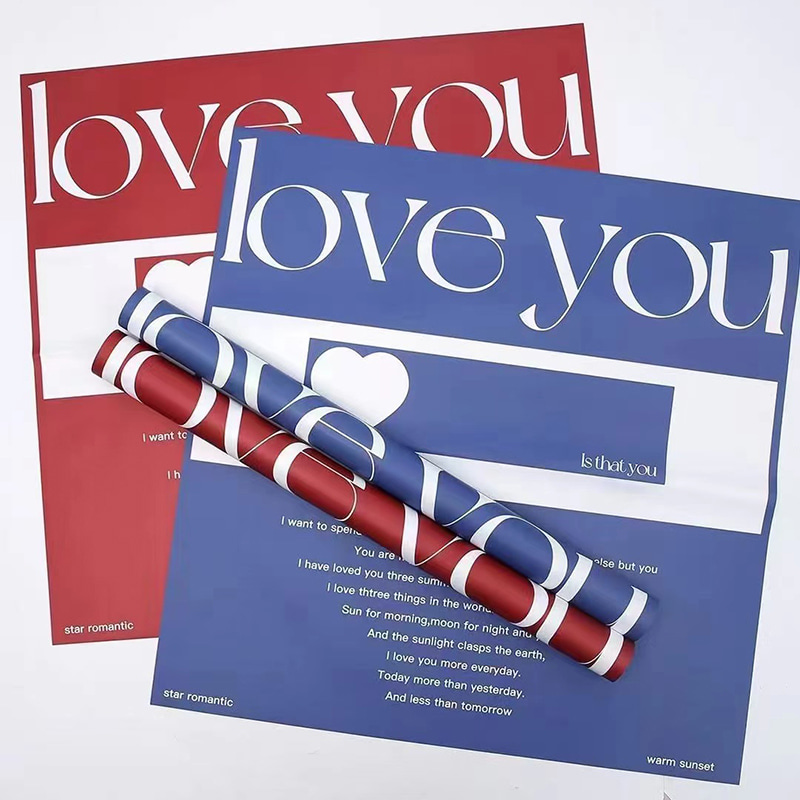 Aeterna Cynthia Bouquet Wrapping Paper