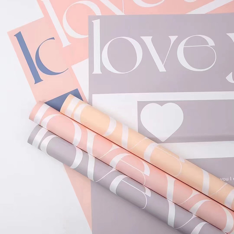 Aeterna Cynthia Bouquet Wrapping Paper