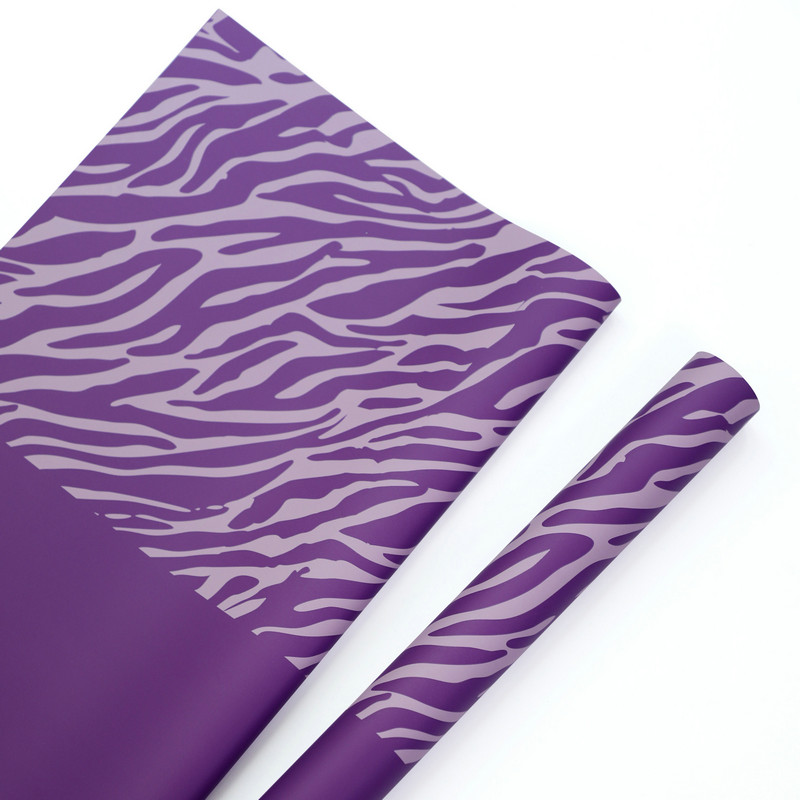 Zebra-print sex-color flos charta involuti