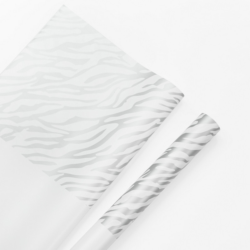 Zebra-print sex-color flos charta involuti