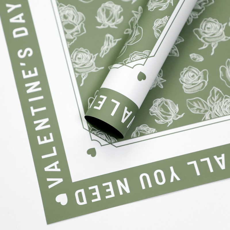 Rosa Pattern Flos Wrapping Paper
