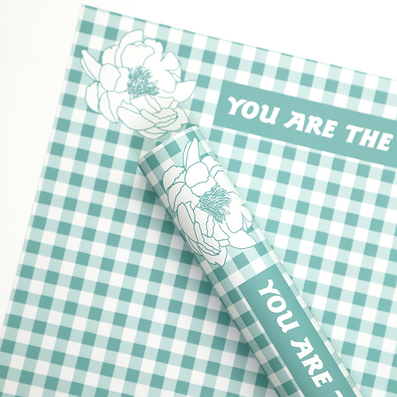 Pluma flos plaid exemplum charta involventes