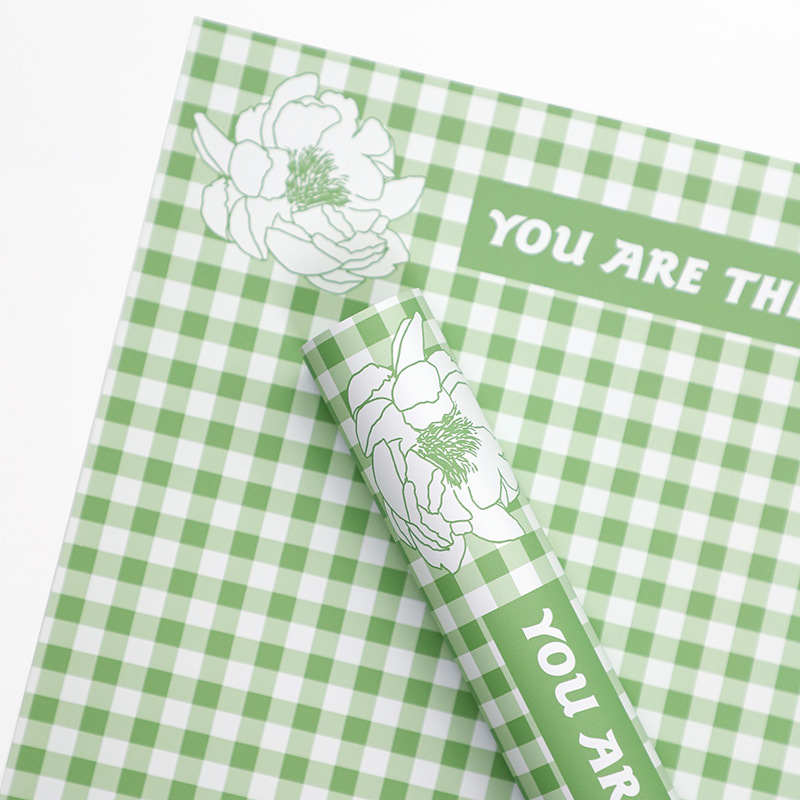 Pluma flos plaid exemplum charta involventes