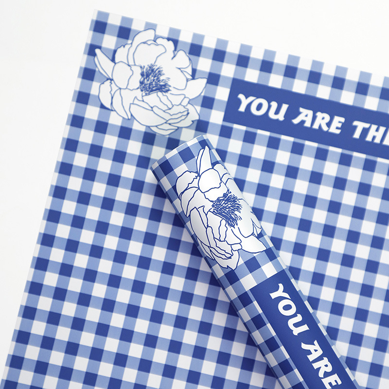 Pluma flos plaid exemplum charta involventes