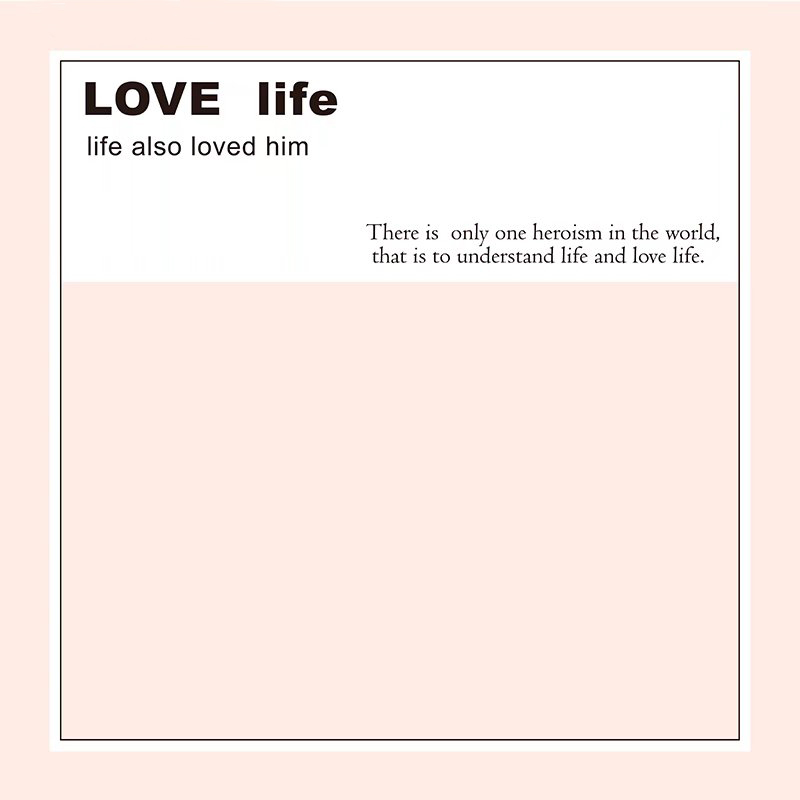 Smooth Lettered Flos Wrapping Paper