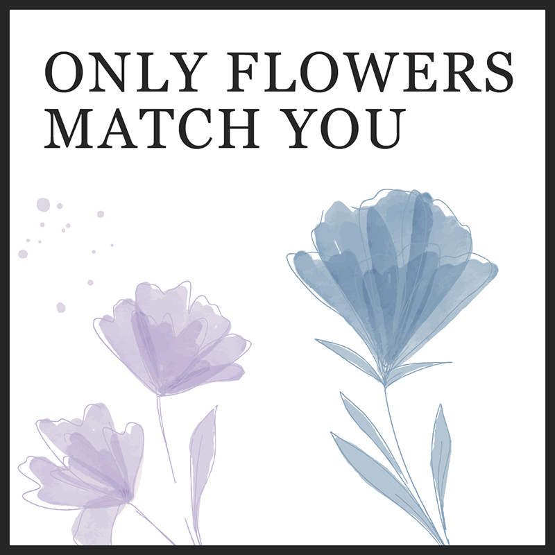 Anglicus typis floralibus charta involvens