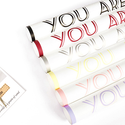 Nova bouquet packaging art charta Anglica