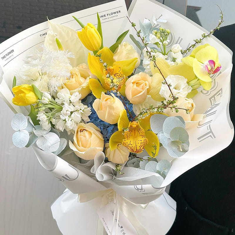 Nova bouquet packaging art charta Anglica
