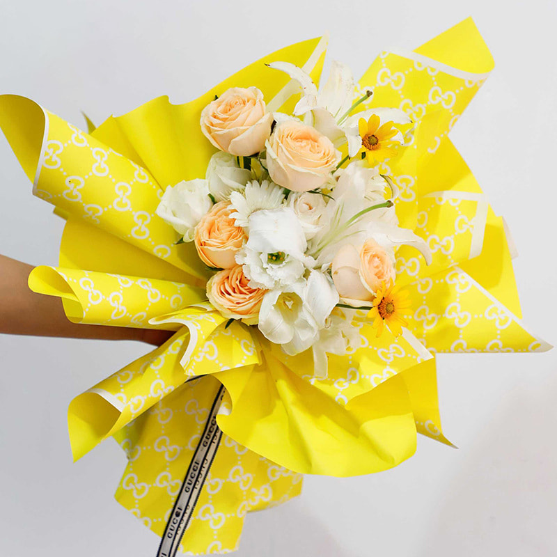 Fashionable G-Flower Wrapping Paper