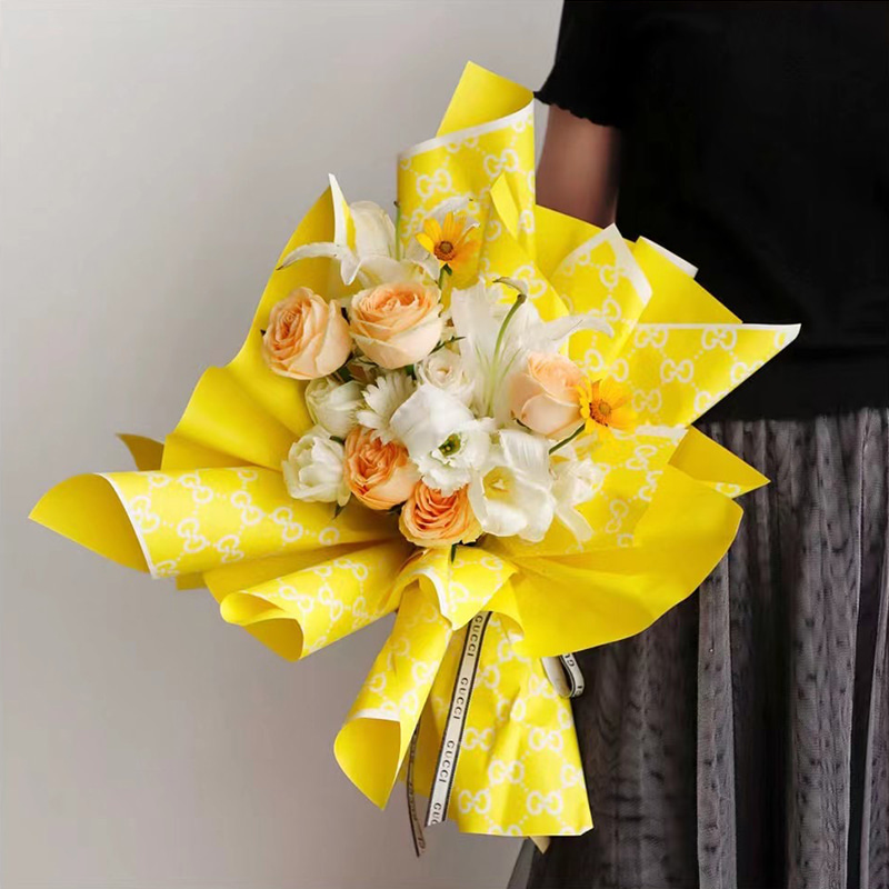 Fashionable G-Flower Wrapping Paper