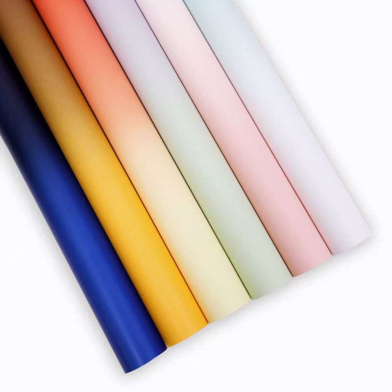 Premium Gradient Flos Bouquet Wrapping Paper