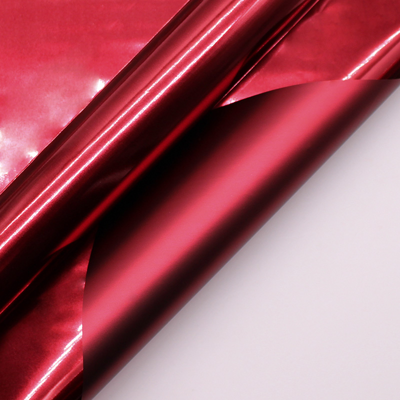 Duplex postesque vibrans metallicam film Bouquet Wrapping Paper