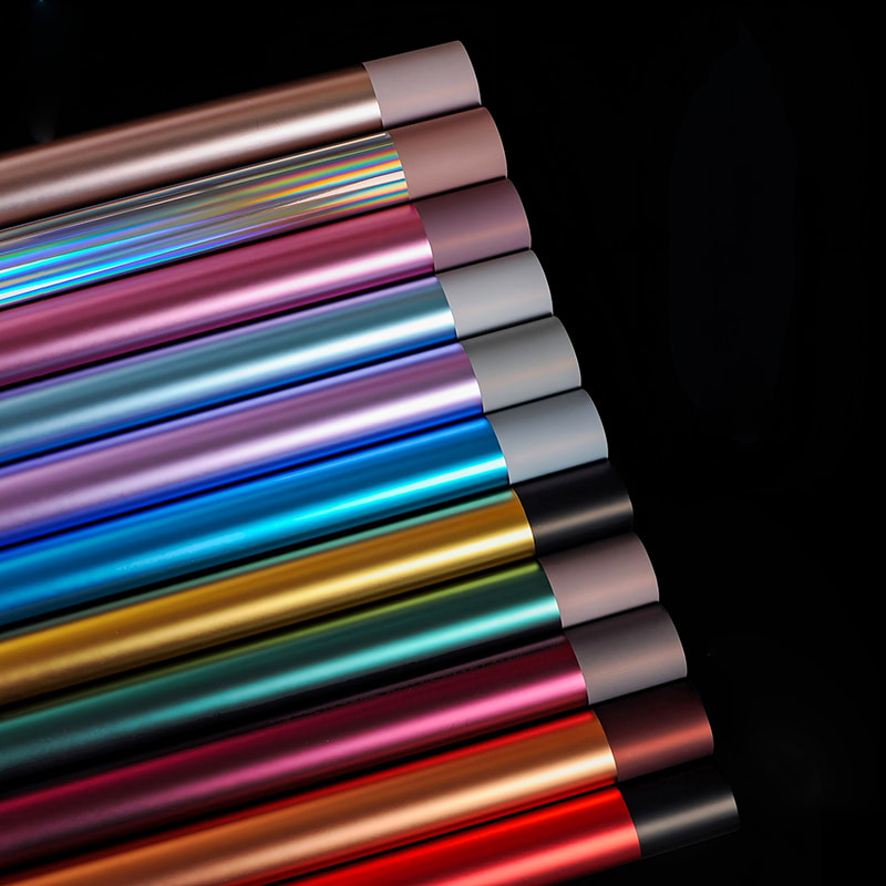 Gravis Metal lux Shadow Bouquet Wrapping Paper