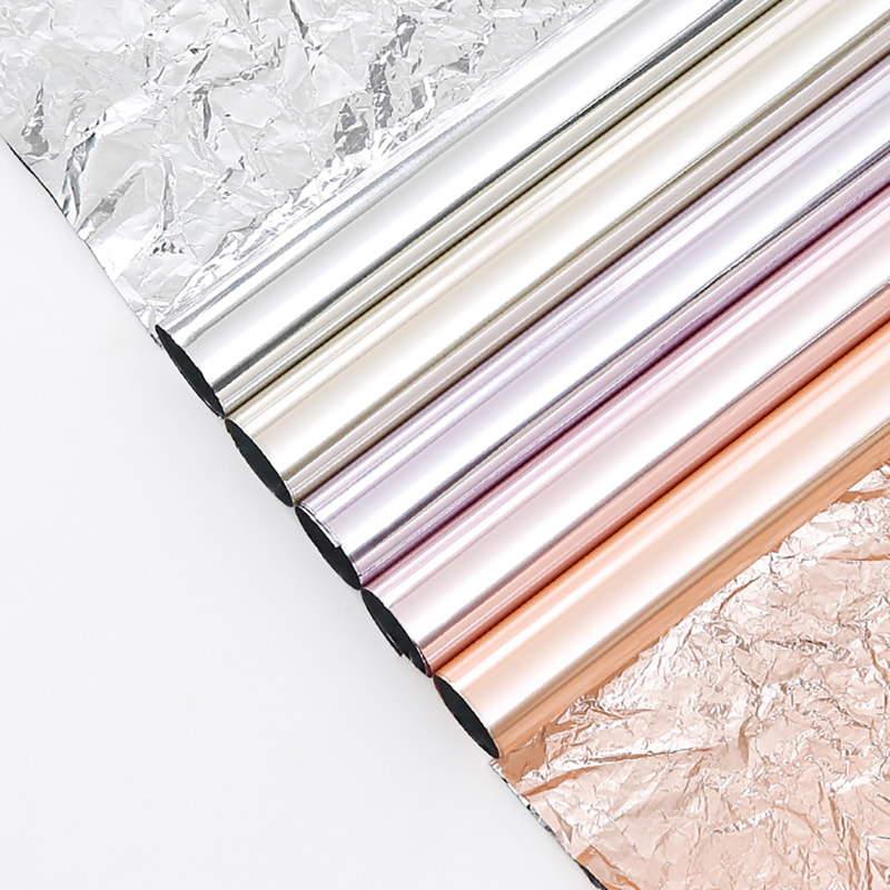 Solidae-coloris specularis Bouquet Wrapping Paper