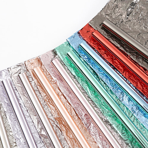 Solidae-coloris specularis Bouquet Wrapping Paper