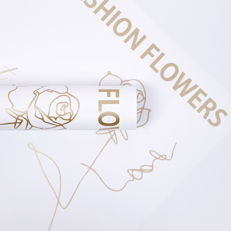 Flos Amoris Bouquet charta involuti rosae exemplum