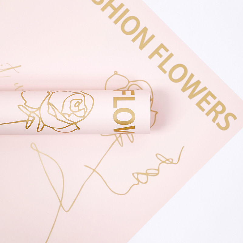 Flos Amoris Bouquet charta involuti rosae exemplum