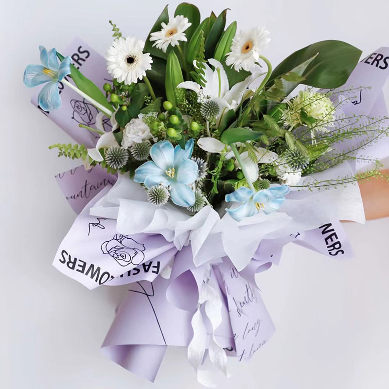 Flos Amoris Bouquet charta involuti rosae exemplum